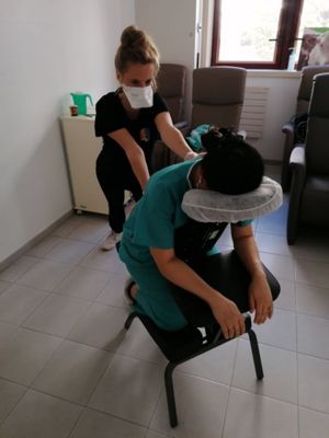 Des massages pour nos soignants